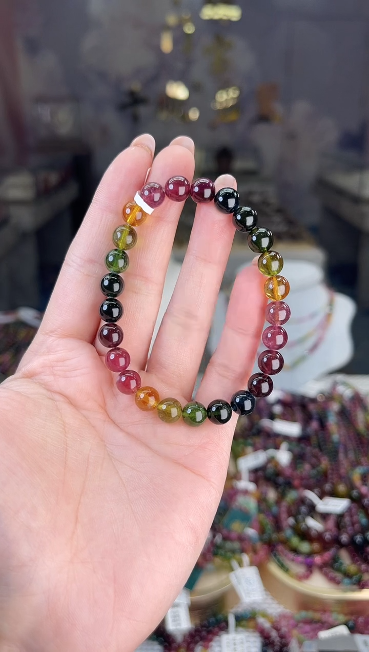 【闪购商品】碧玺/未镶嵌7mm+碧玺单圈多样性发货