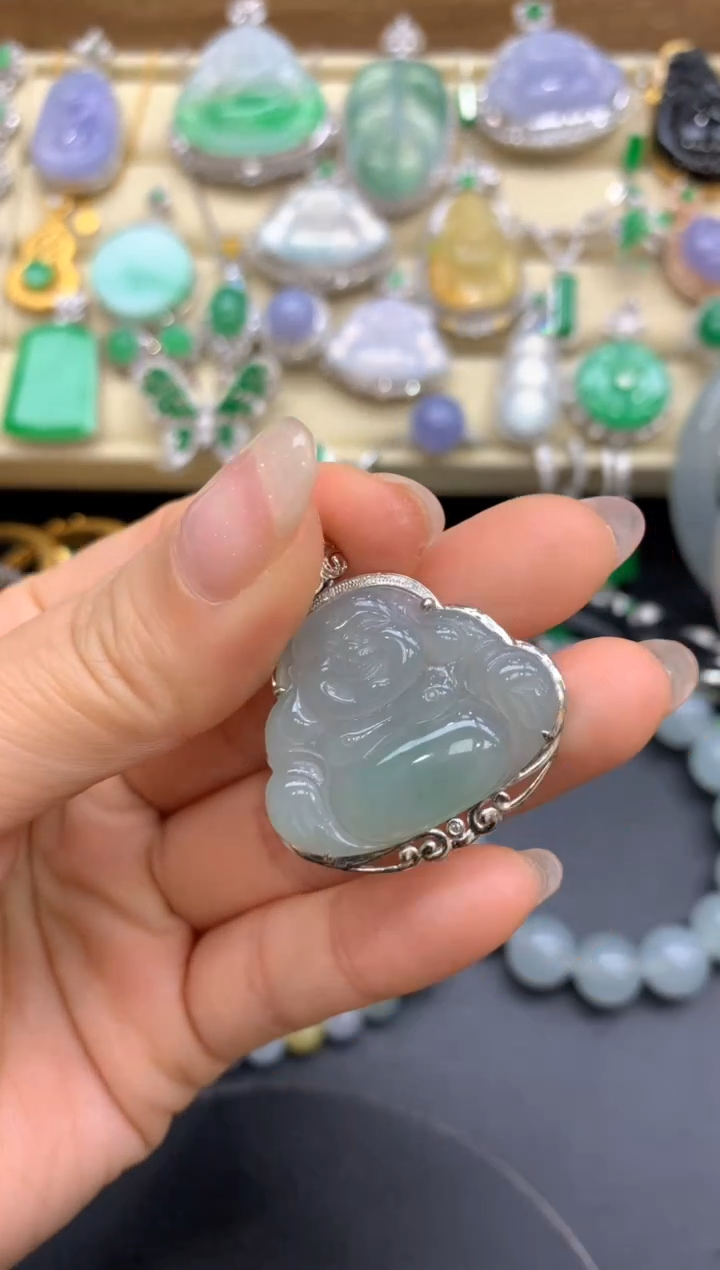 【闪购商品】翡翠颈饰18K金镶嵌226-中国好珍宝