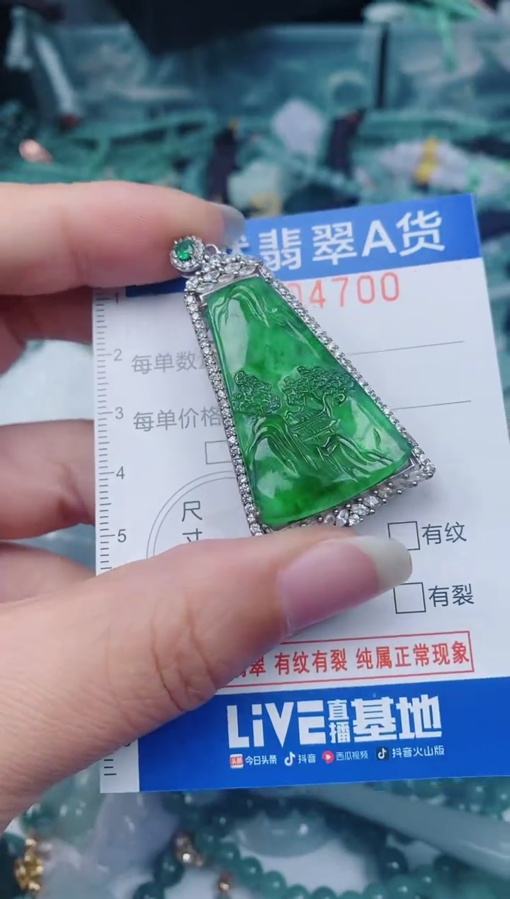 颈饰未镶嵌翡翠00004700