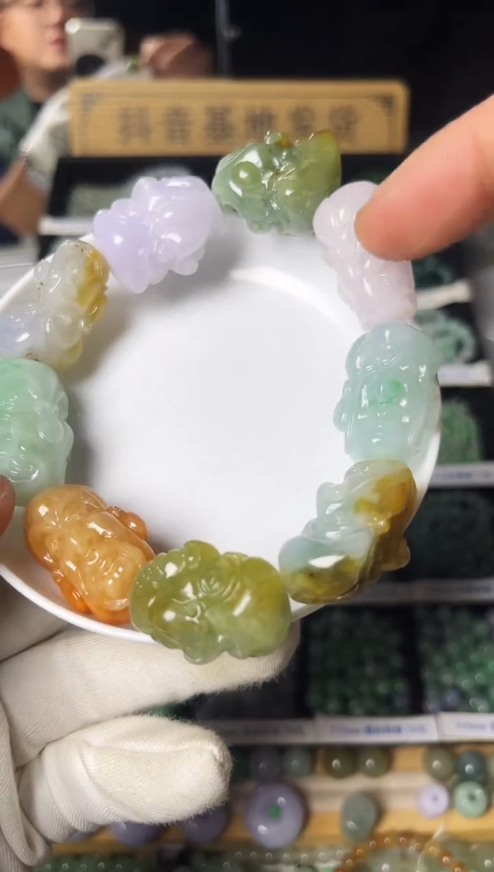 散珠翡翠翡翠罗汉