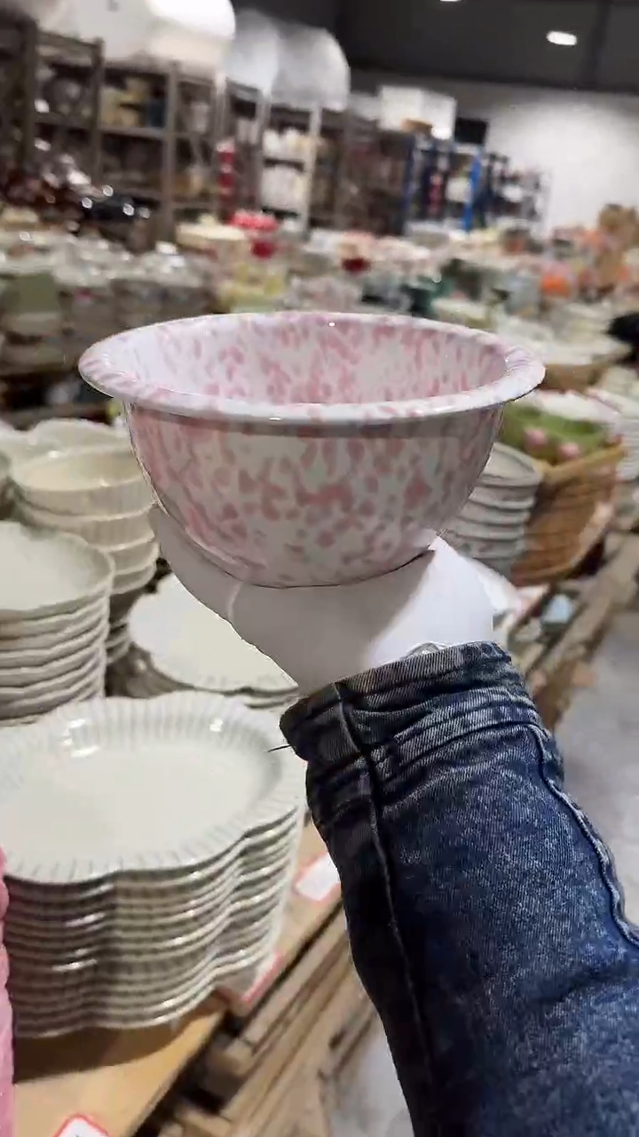 陶瓷泼墨面碗微瑕 凑满20元包邮