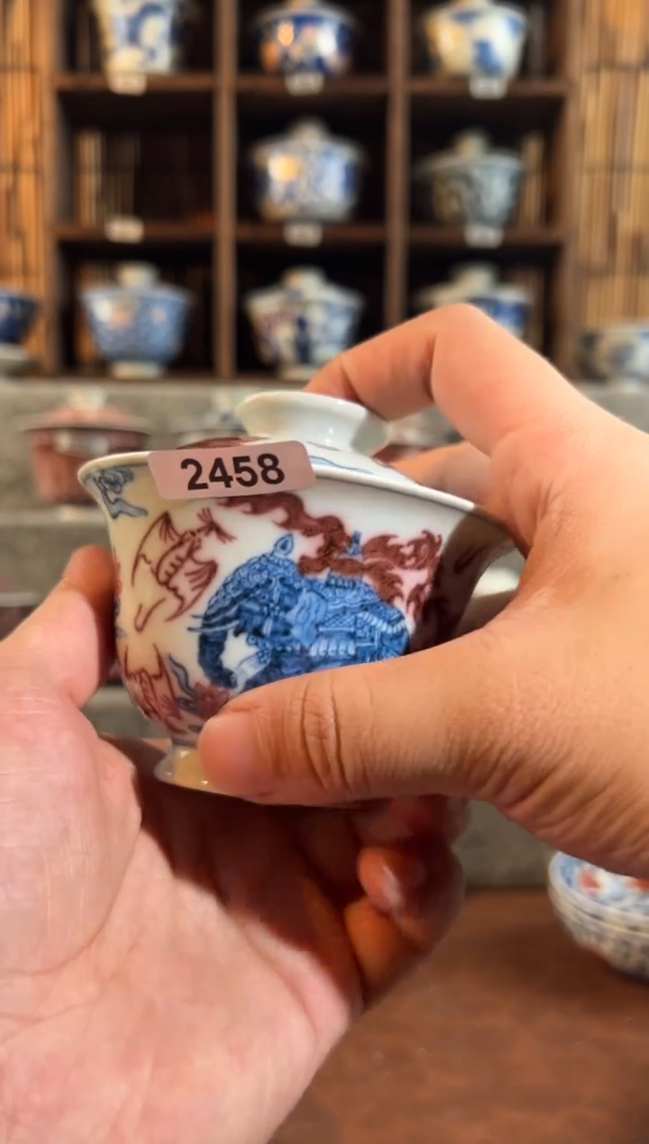 2458天禄言瓷全手绘茶器