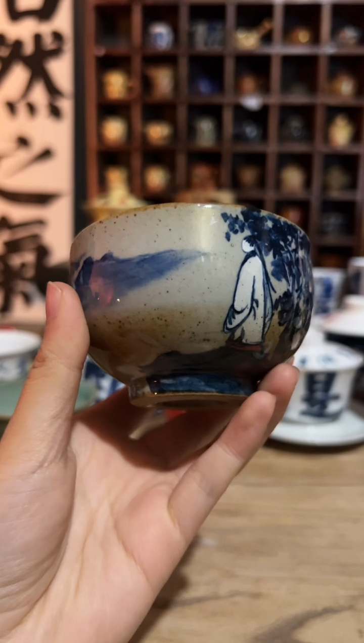 【闪购商品】观云听雨原创手绘茶具