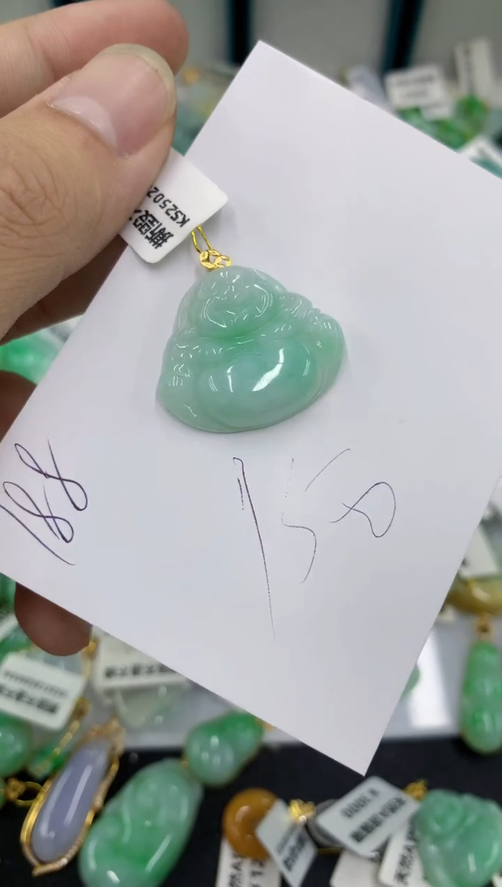 【闪购商品】翡翠颈饰18K金镶嵌号链接11111