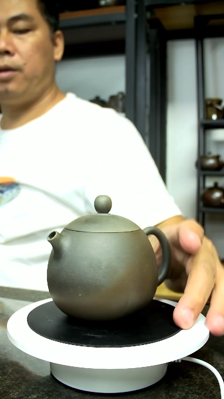 龙蛋 壶 200毫升 柴烧 盖松 