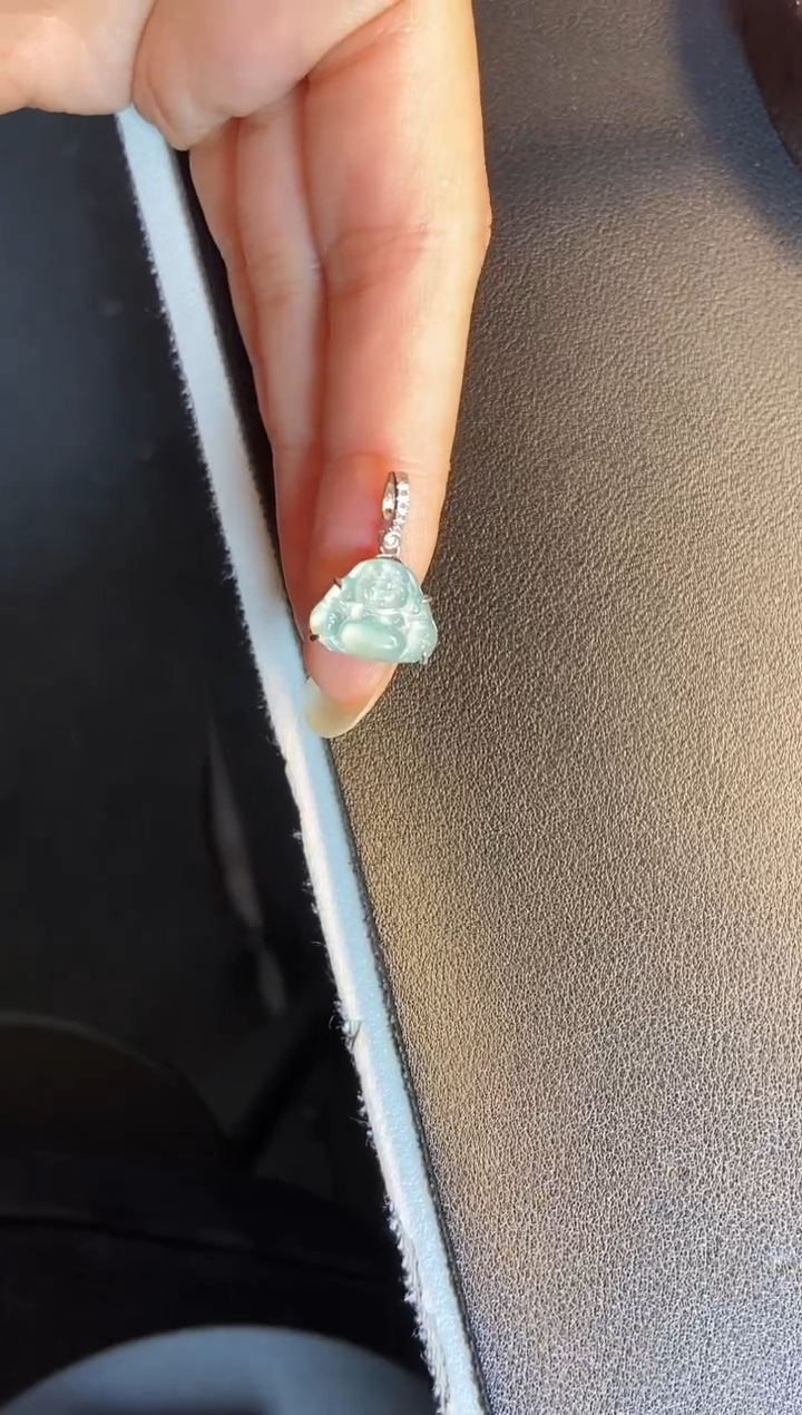 吊坠(不含链)银S925镶嵌翡翠1