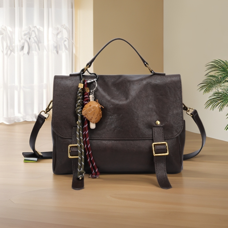 【阿哲专属】GUQIQI/古旗琦时尚复古邮差包GQ1207