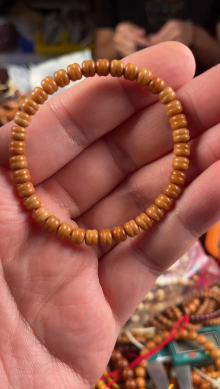 手串白玉菩提王胖子文玩工作室龙脊小柿子一物一图