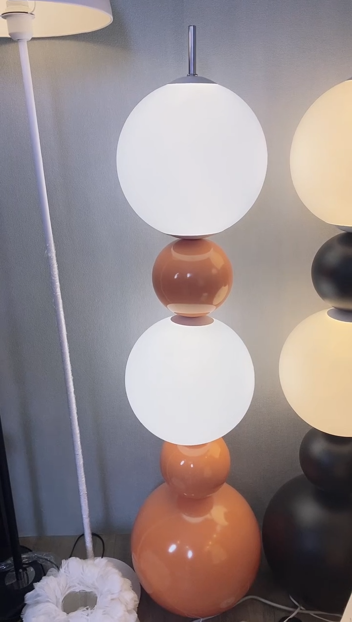 高级黄色葫芦落地灯