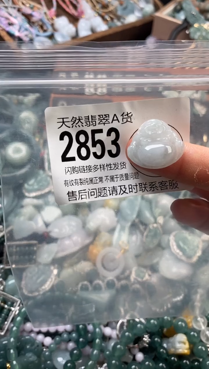 颈饰未镶嵌翡翠翡翠2853