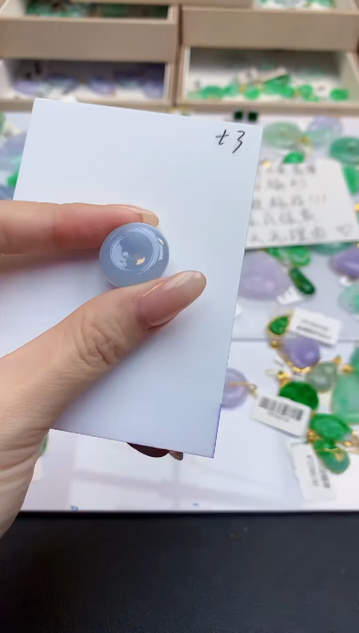 颈饰未镶嵌翡翠天然缅甸A货翡翠