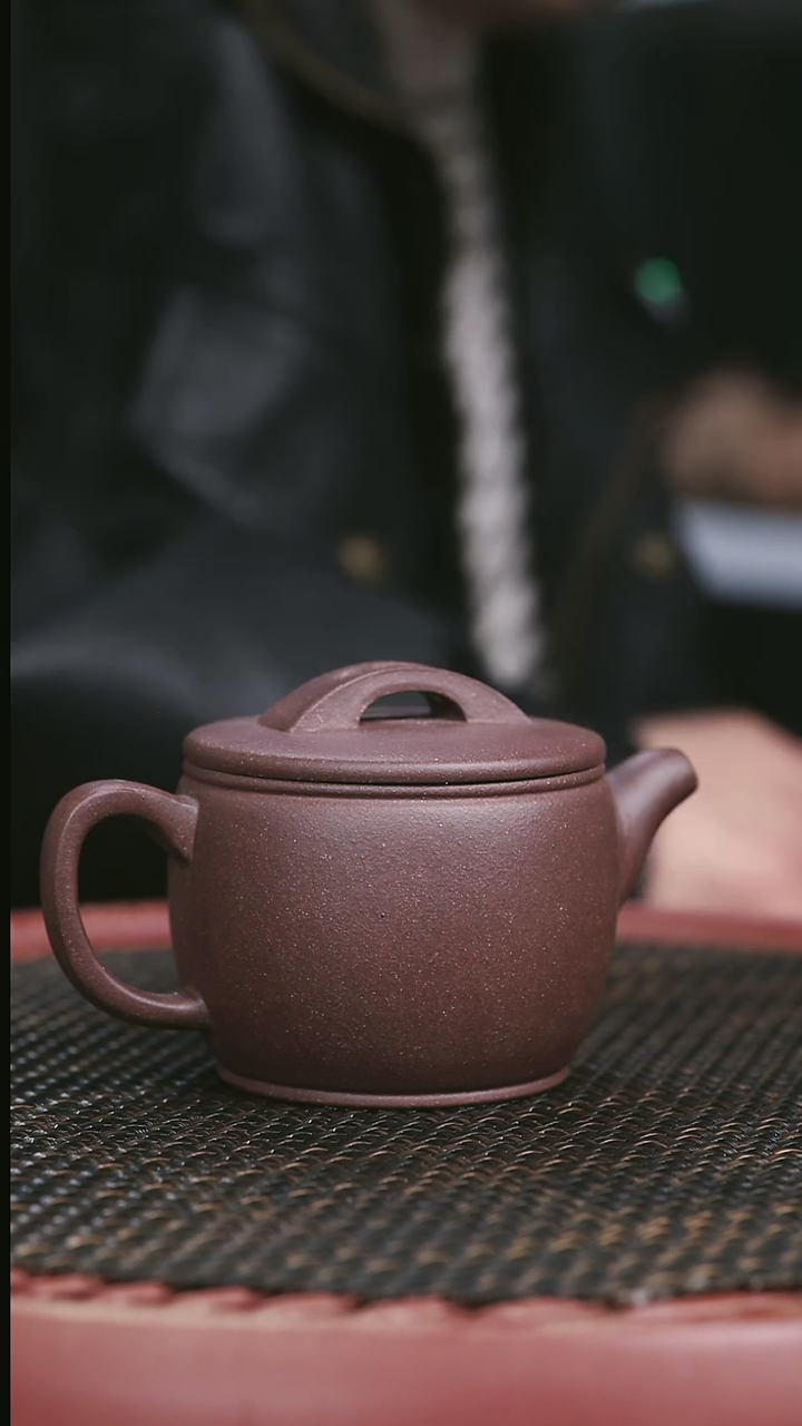 【闪购商品】紫砂高砂老紫泥传统汉瓦200CC////////