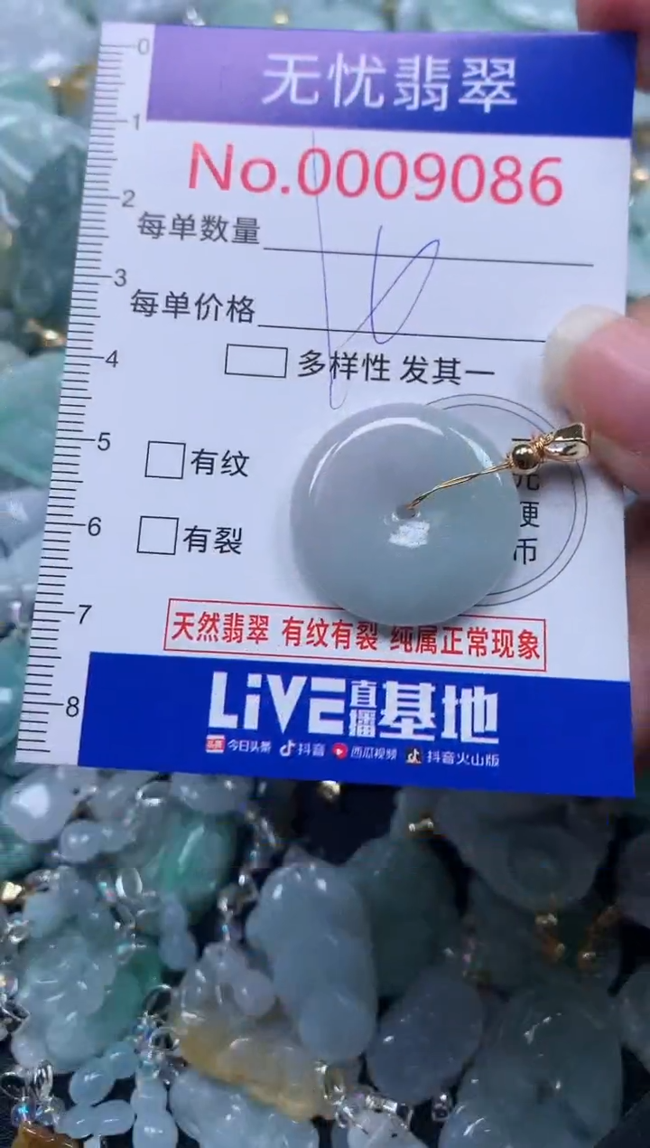 颈饰未镶嵌翡翠9086