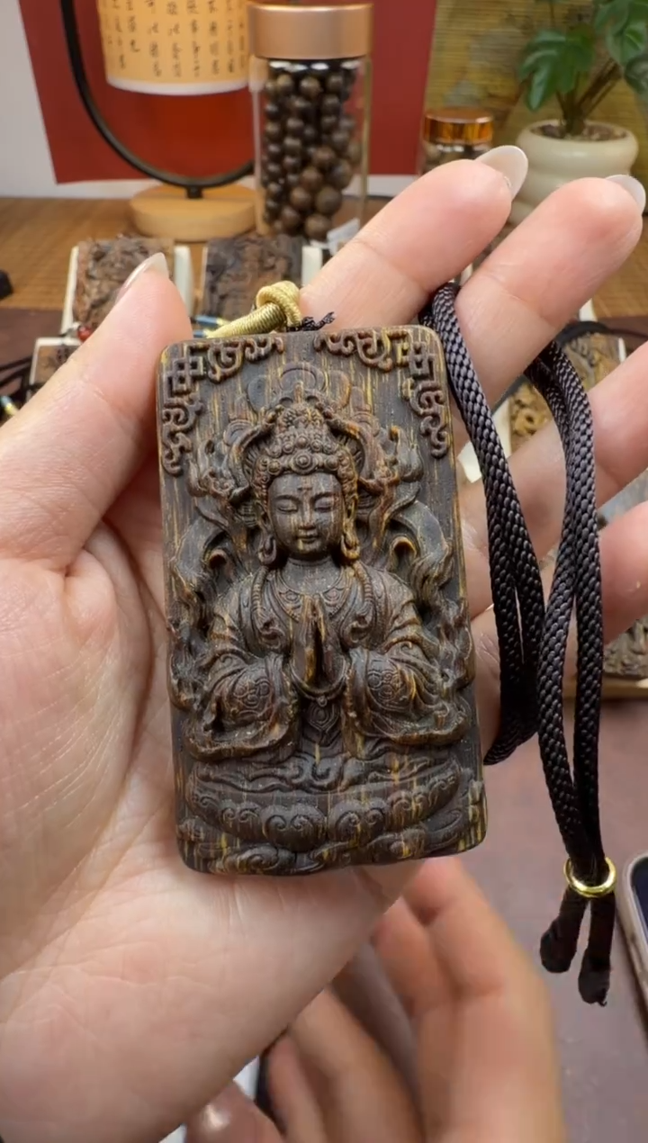 木木雕款芽庄  新款莲花大日 7cm 送养香瓶