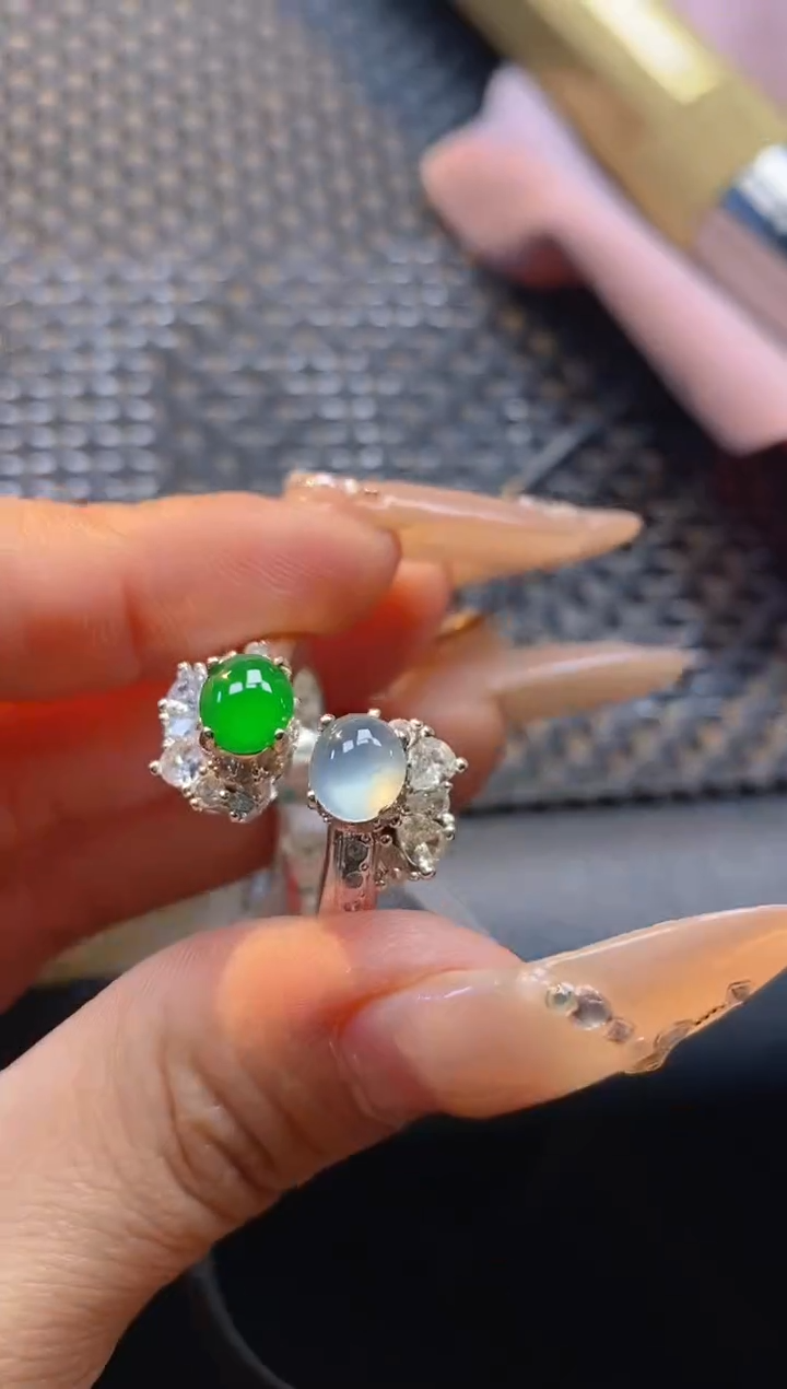 【闪购商品】定制翡翠未镶嵌天然翡翠蛋面84