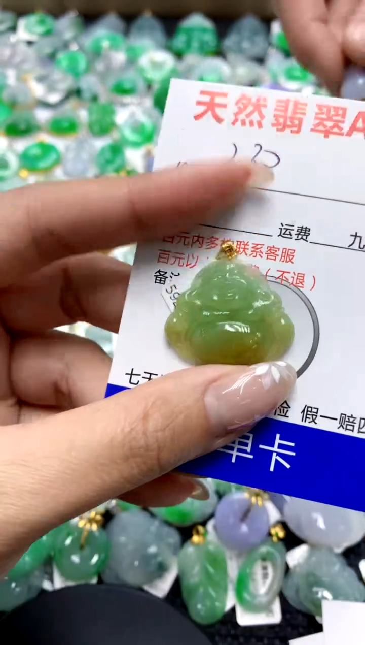 【闪购商品】翡翠颈饰18K金镶嵌111111111111