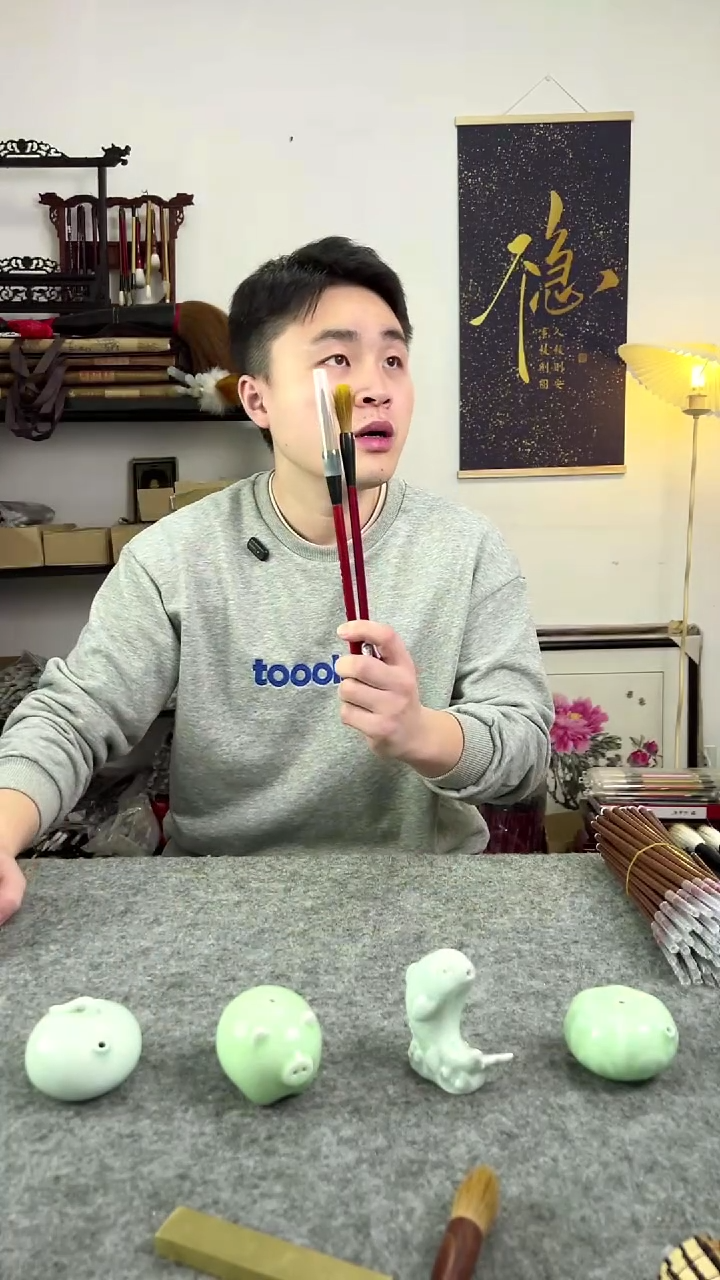 狼尾书画  大+小号 发两支