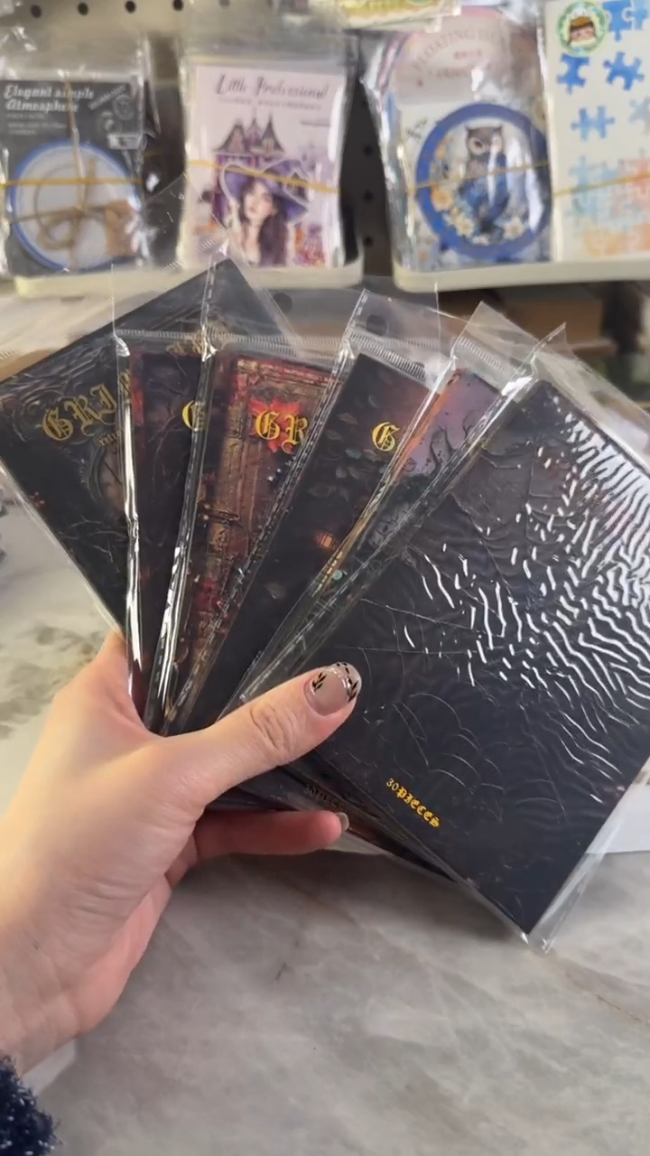 1-1 古典魔法书素材纸 6款