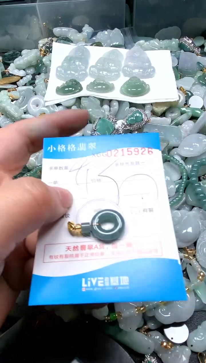 【闪购商品】翡翠颈饰未镶嵌闪购商品0215926多样性
