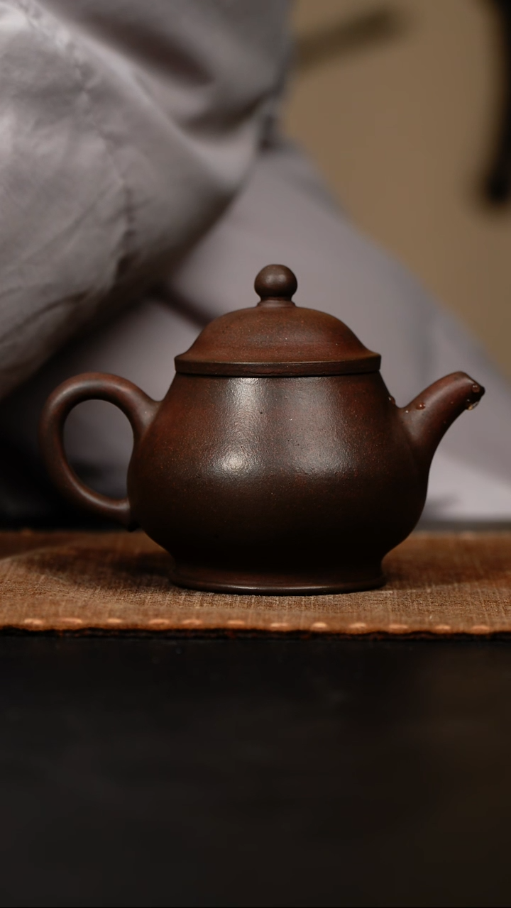 【闪购商品】紫砂茶壶潘壶紫泥柴烧