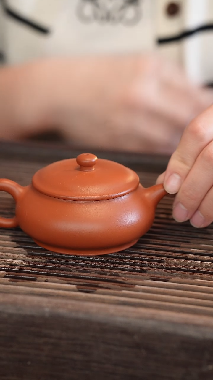 茶壶紫砂王*帅朱泥 明炉 150cc