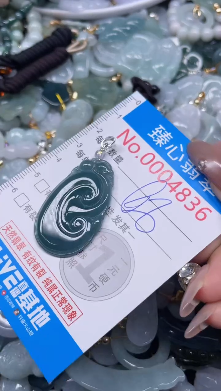 颈饰未镶嵌翡翠4836