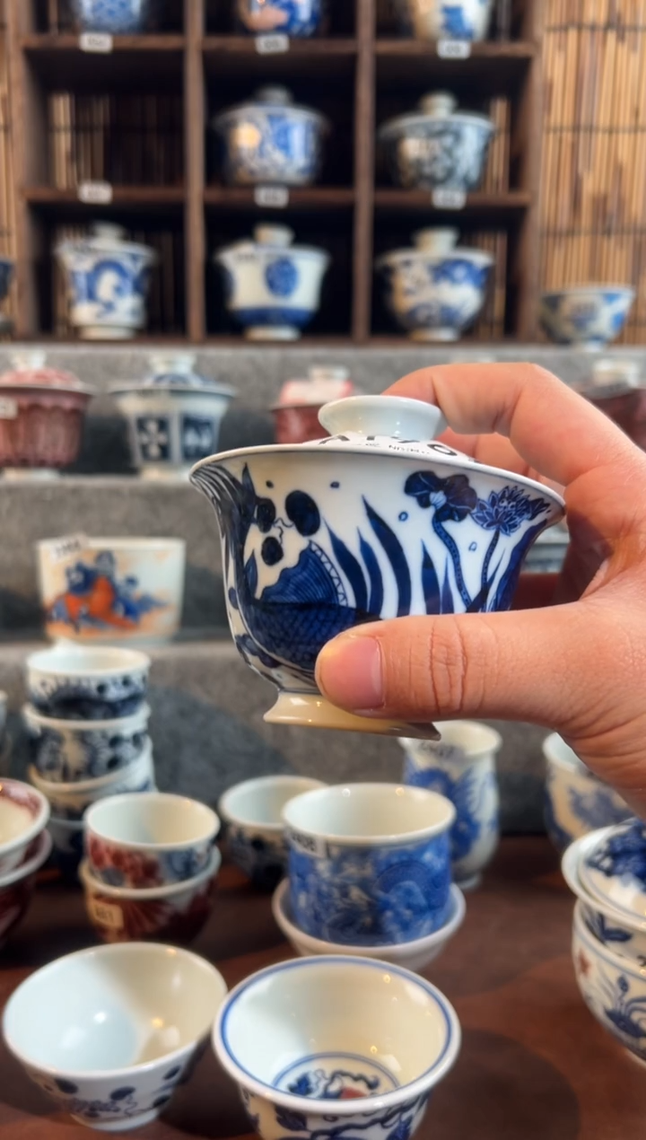 a196天禄言瓷全手绘茶器