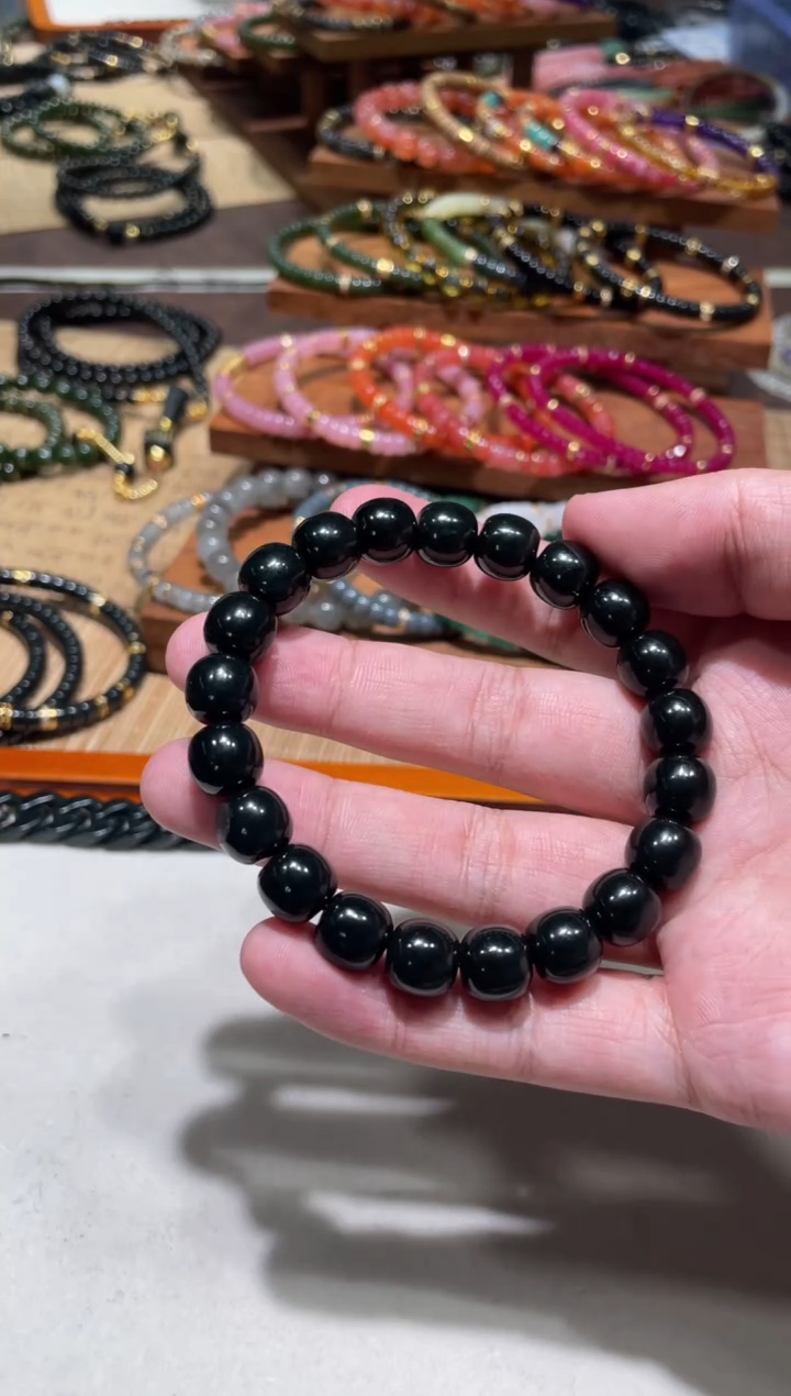 天然辰砂时***转10mm朱砂手串