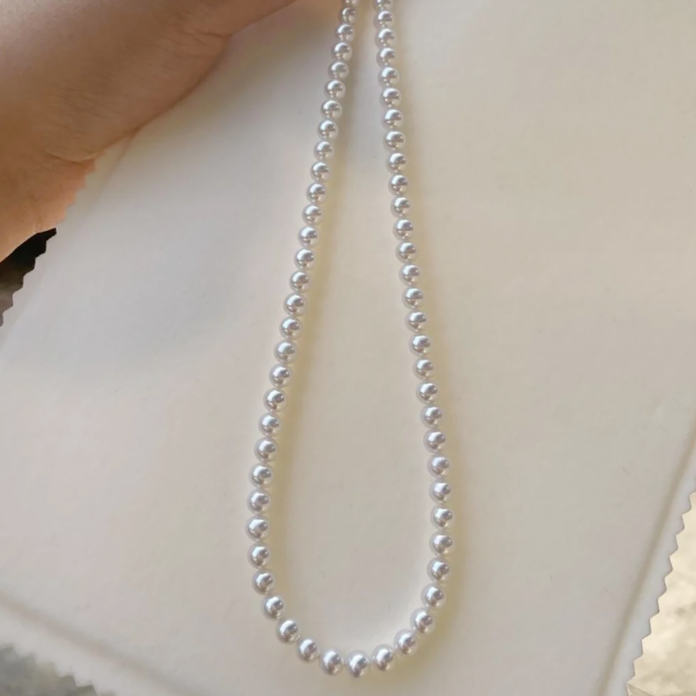 【鱼先生】基本无暇天然淡水珍珠项链精选高品质诸暨源头百搭时尚