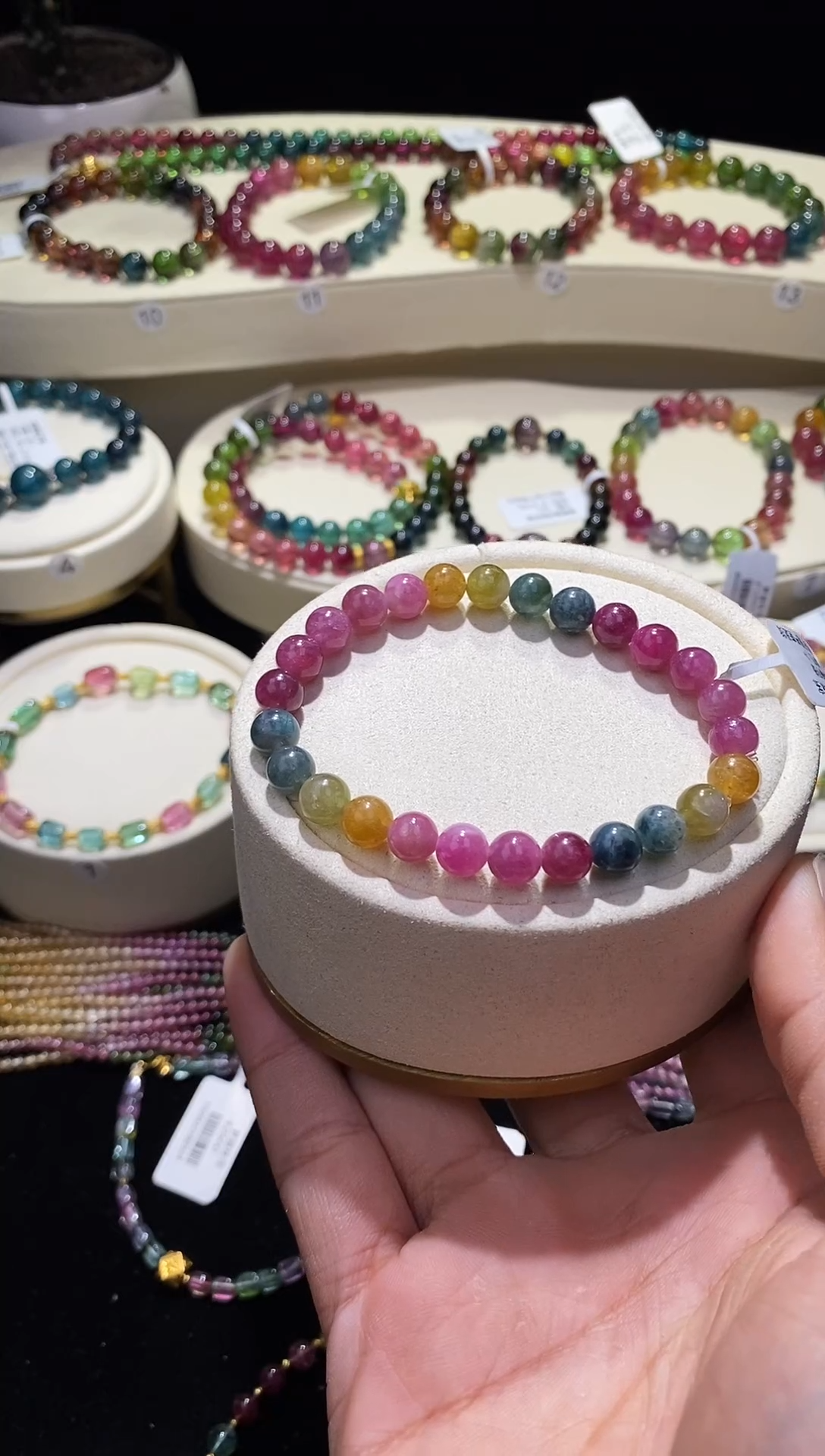 【闪购商品】碧玺手链未镶嵌天然碧玺手链多样性发一