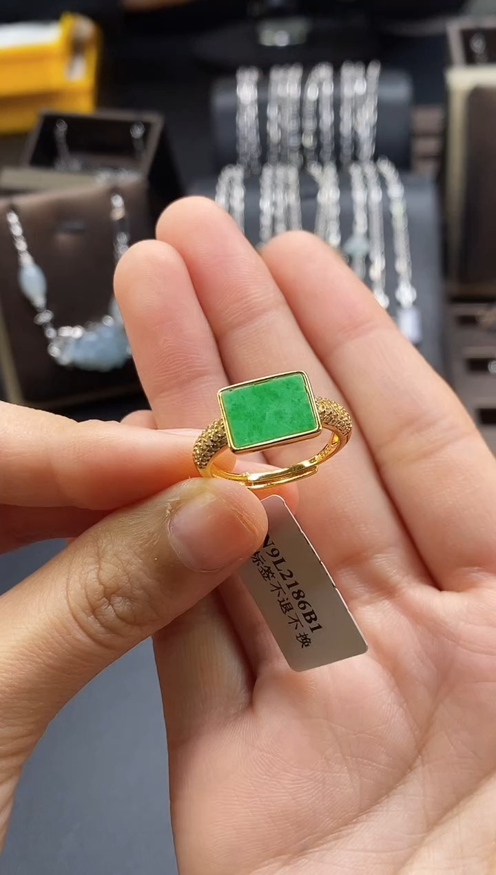 颈饰银S925镶嵌翡翠?**?18673