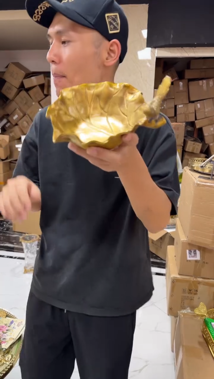 黄铜黛姿家居装饰品摆件  