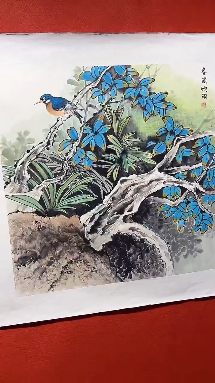 国画秦燕格国画手绘作品Y27