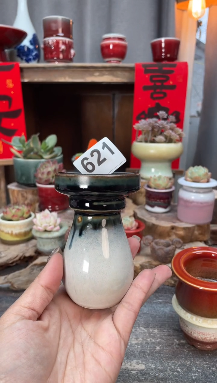【闪购商品】摆件621知木小芳花盆