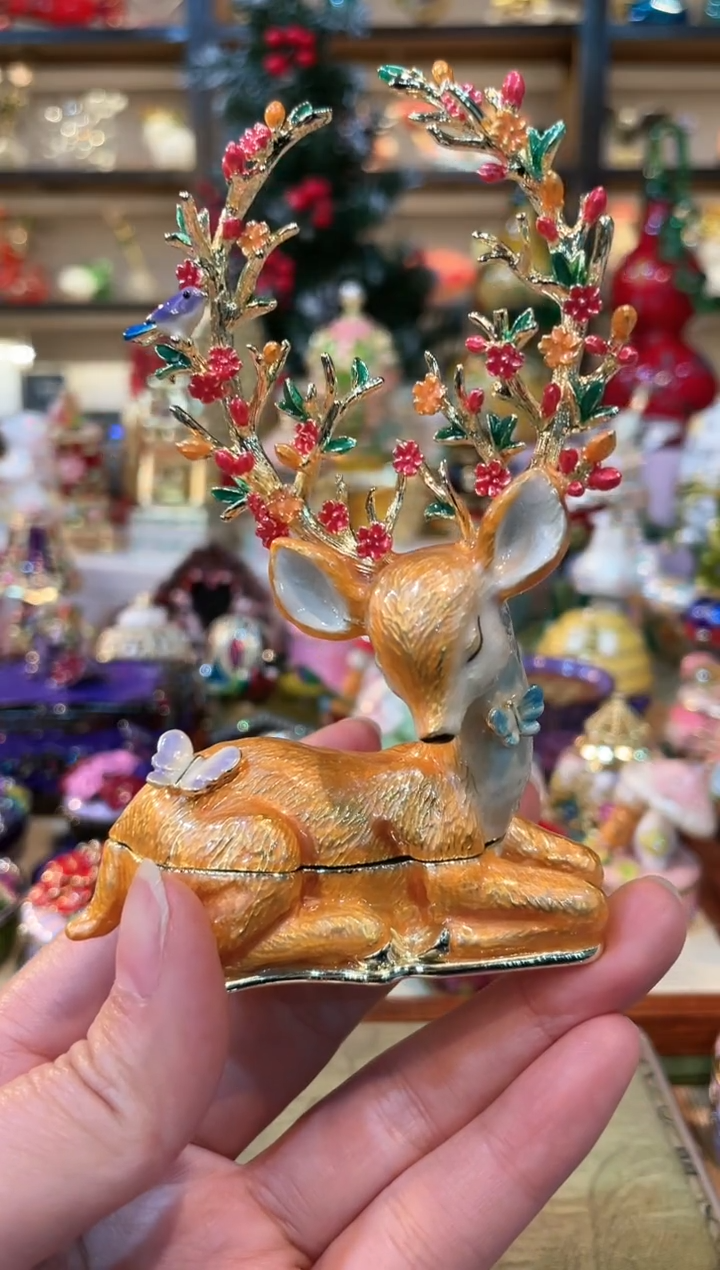 【闪购商品】 珐琅彩精致首饰盒