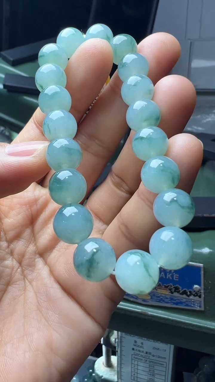 未镶嵌手串翡翠缅甸翡翠A货卡10左右