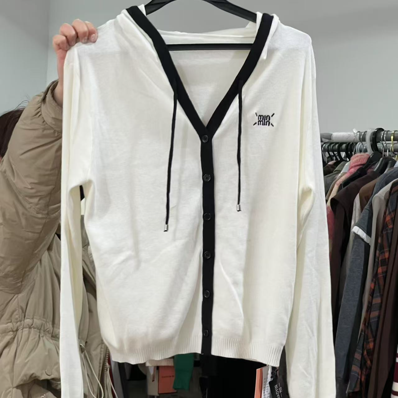 QIAO YIN“开衫”小香风气质长袖QY25532