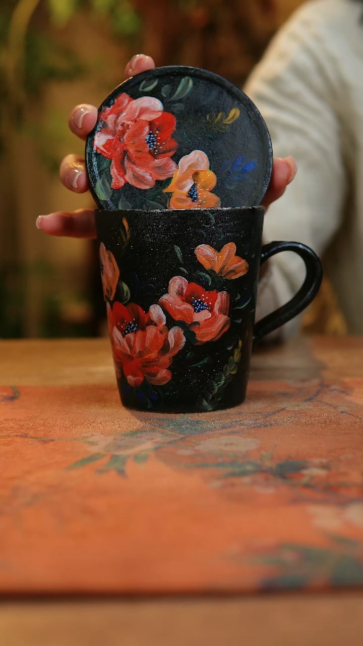 【闪购商品】瓷片1570景德镇手工手绘釉下彩高温瓷