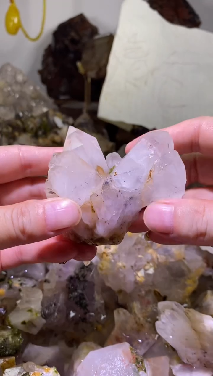 未镶嵌珠宝半成品水晶6号135g四川超七花园水晶