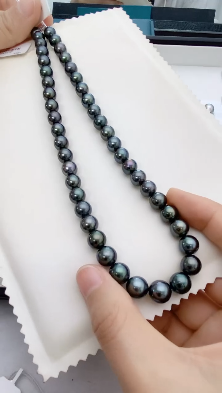 【闪购商品】海水珍珠颈饰未镶嵌8-10孔雀项链