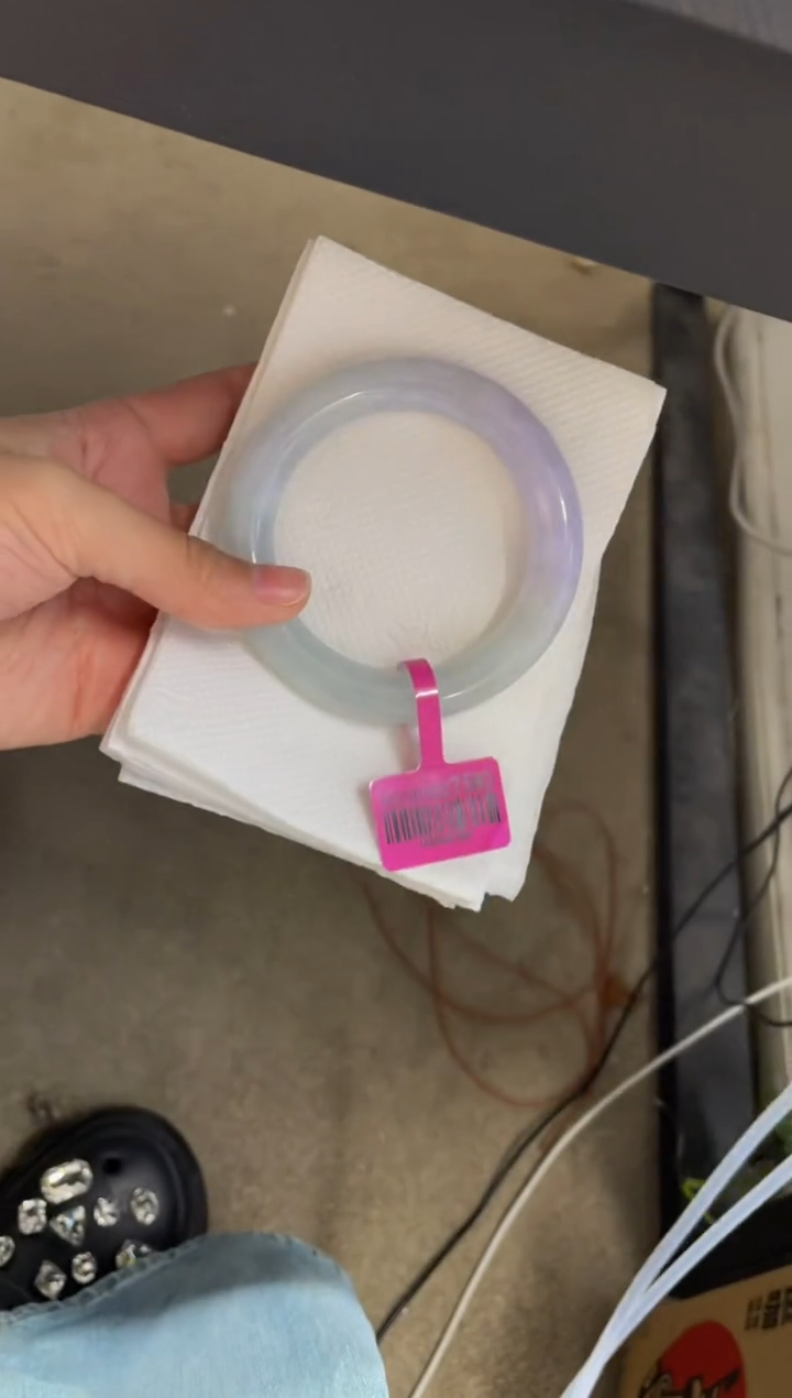 翡翠手镯未镶嵌手镯334/55+