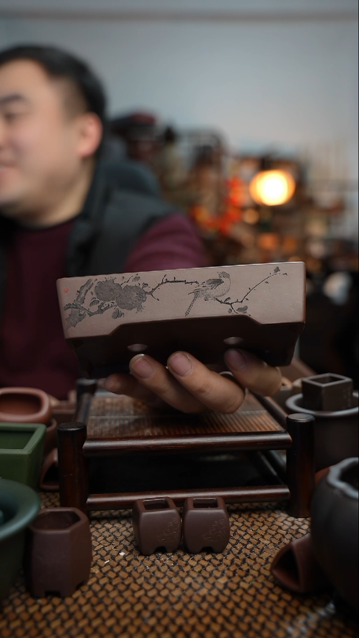 【闪购商品】紫砂花盆長木軒精品紫砂