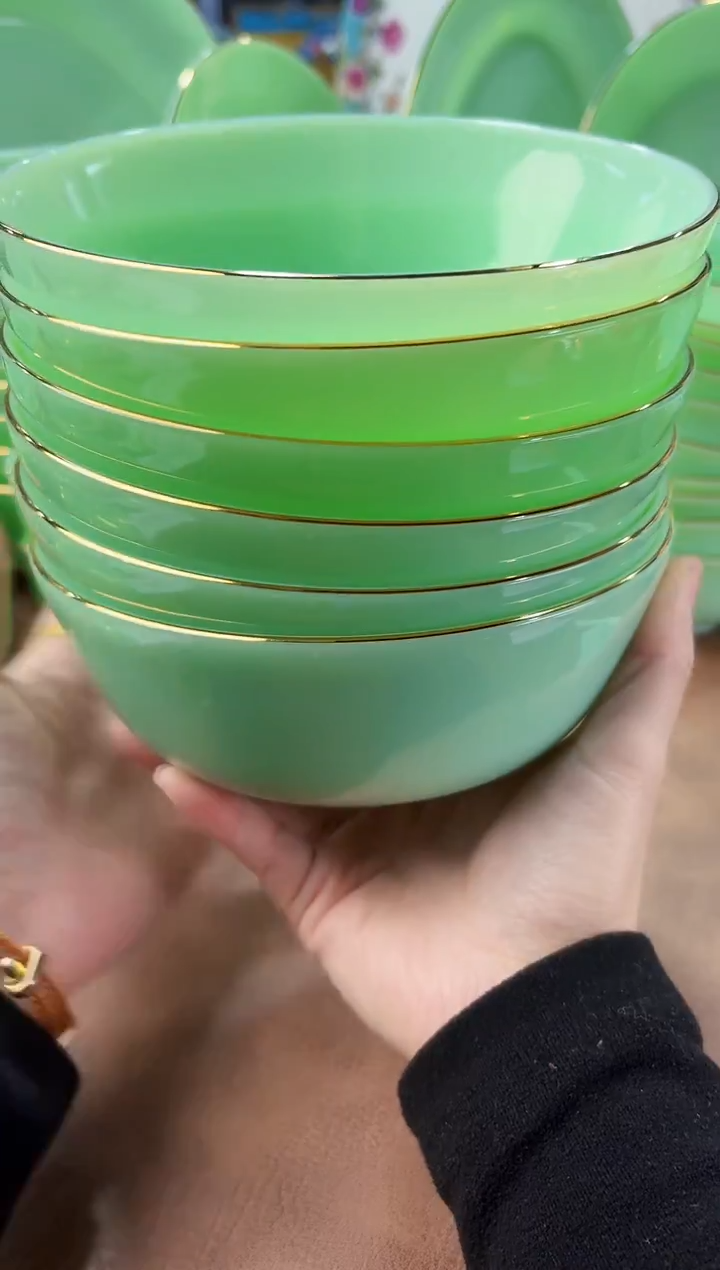 玉瓷  6.5英寸面碗6个景德镇陶瓷