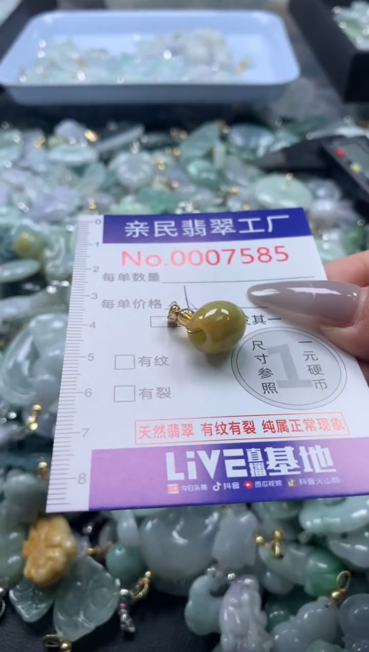 颈饰未镶嵌翡翠7585