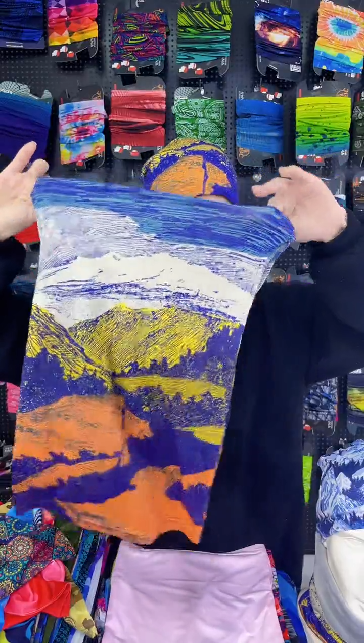 涤纶拂*云霭雪巅面罩