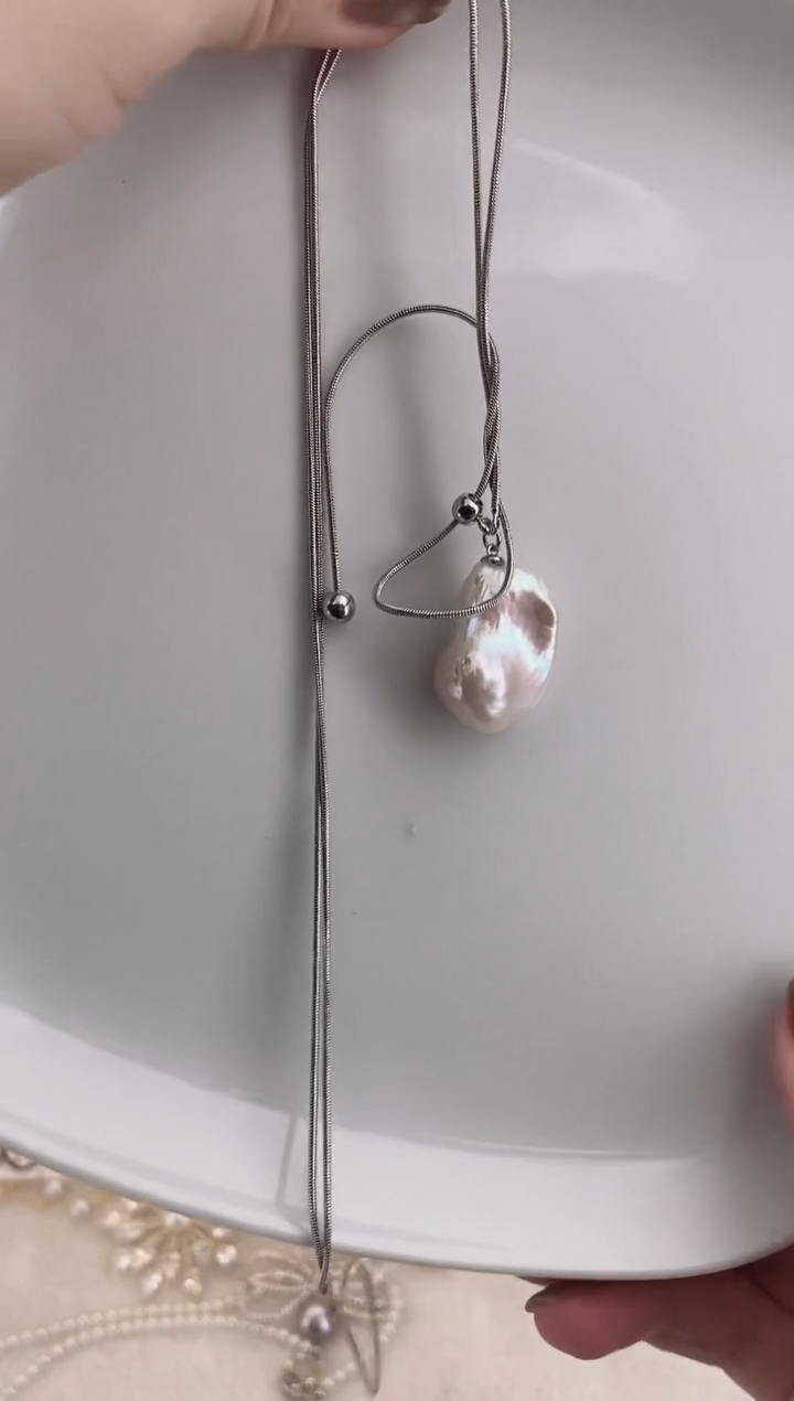 合金耳饰淡水珍珠132