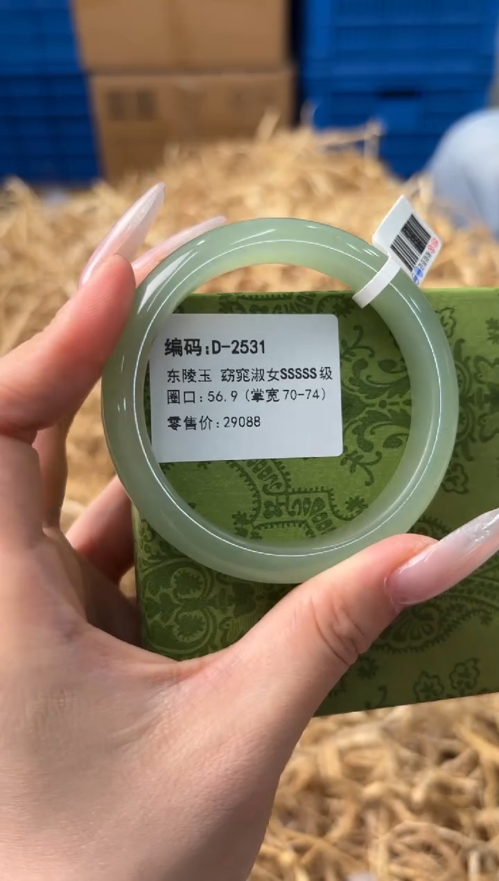 未镶嵌手镯石英质玉D-2531
