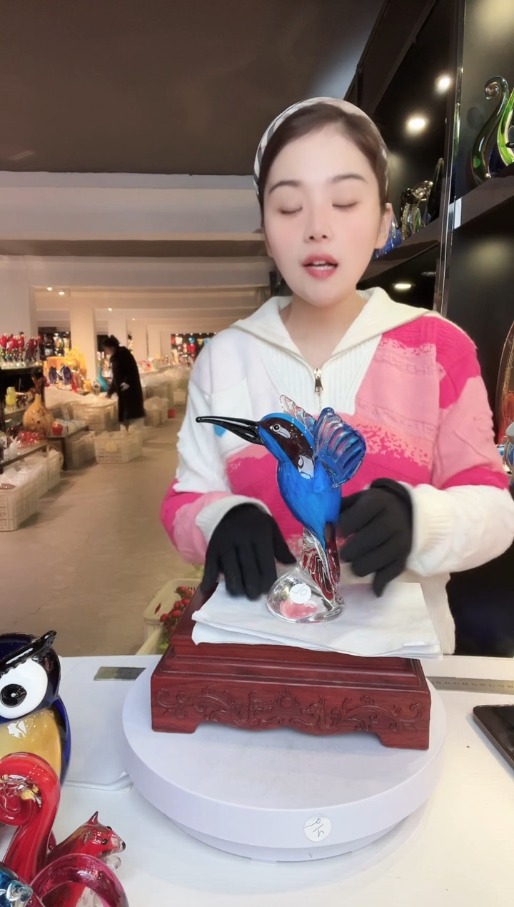 【闪购商品】茶盏纯手工热塑鸟