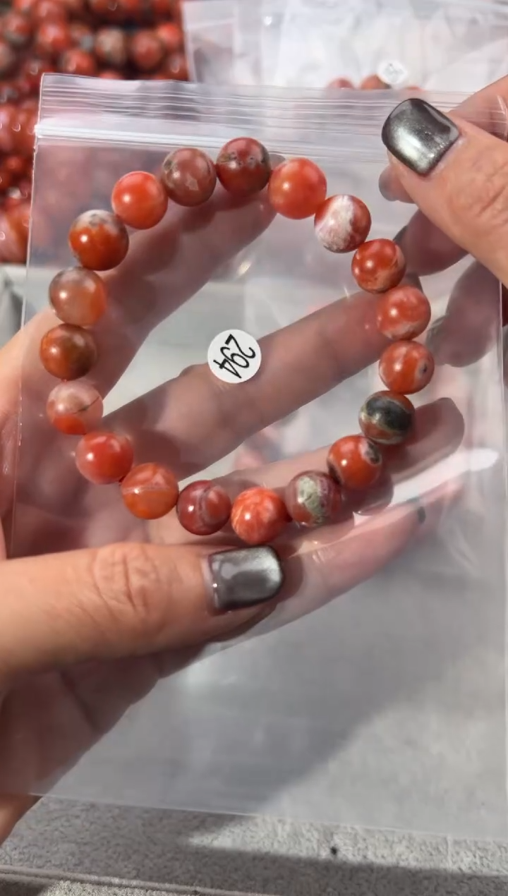 未镶嵌手串南红玛瑙10+