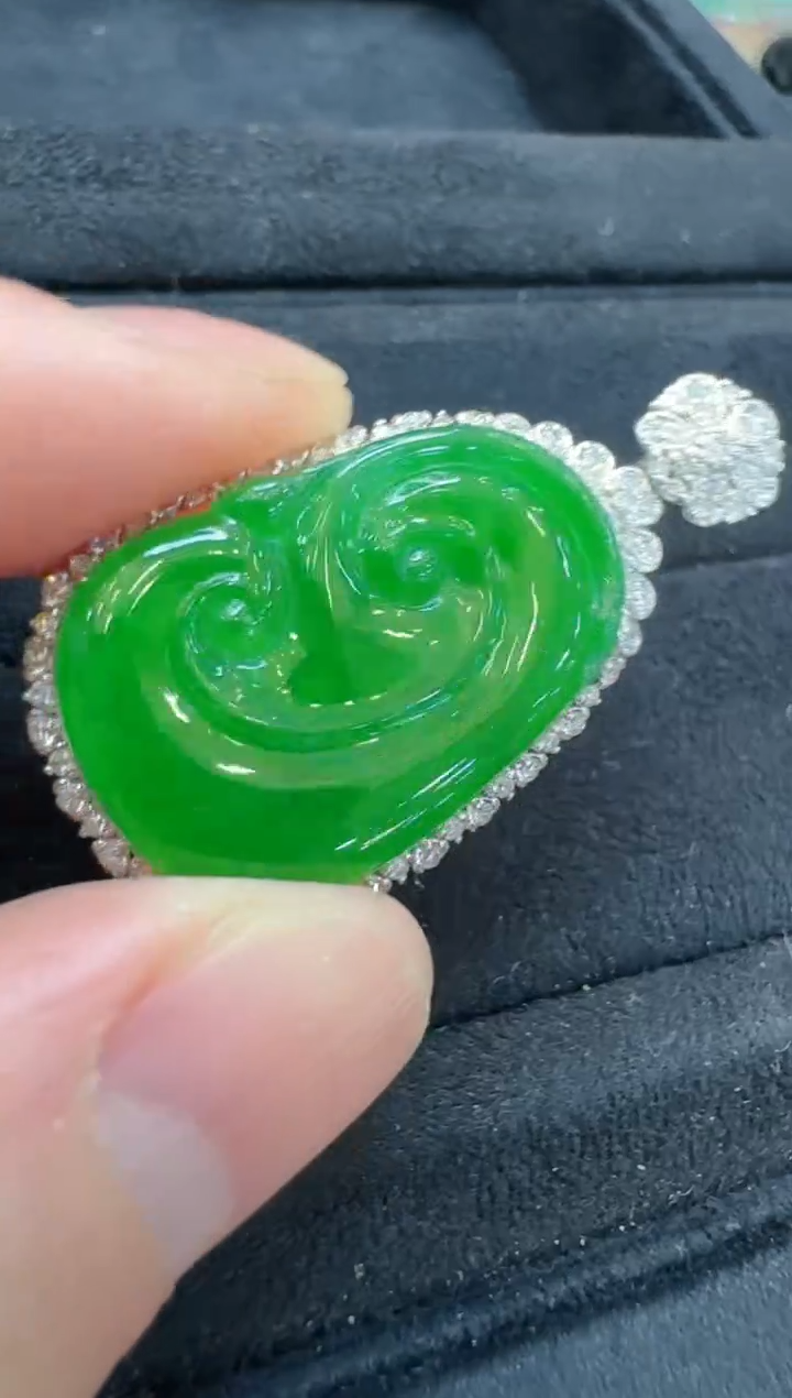 【闪购商品】翡翠吊坠(不含链)18K金镶嵌多样性团购发一件